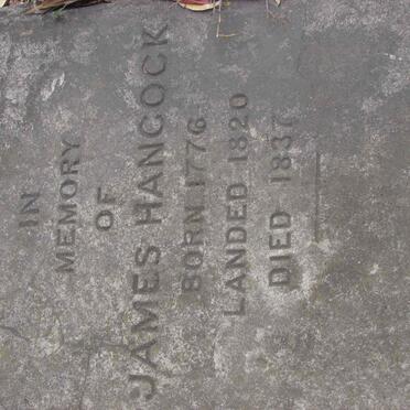 HANCOCK James 1776-1837