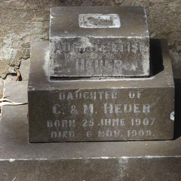 HEUER Auguste Elise 1907-1909
