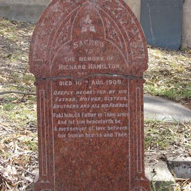 HAMILTON Richard -1908