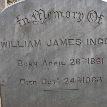 INGGS William James 1861-1863