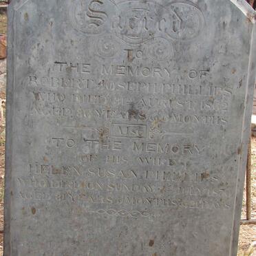 PHILLIPS Robert Joseph -1862 &amp; Helen Susan -1870