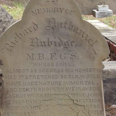 RUBRIDGE Richard Nathaniel 