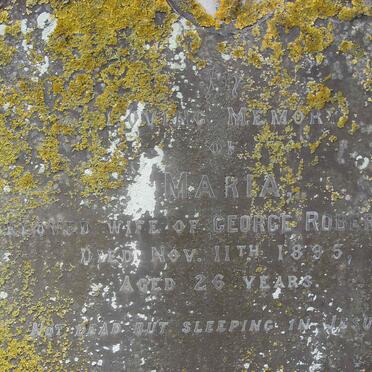 ROBERTSON Maria -1895 