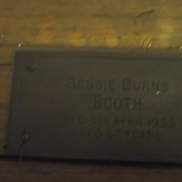 BOOTH Bessie Burns -1955