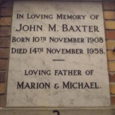 BAXTER John M. 1908-1958