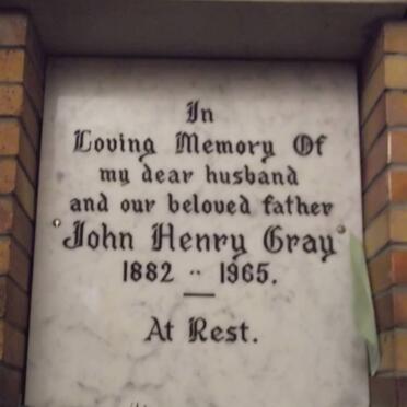 GRAY John Henry 1882-1965