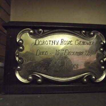 GENOWER Dorothy Rosie -1967
