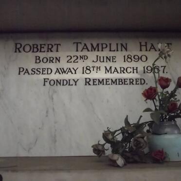 HALT Robert Tamplin 1890-1967