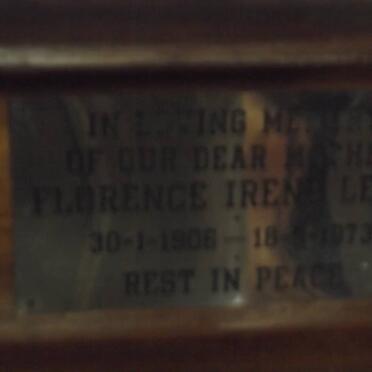 LEWIS Florence Irene 1906-1973
