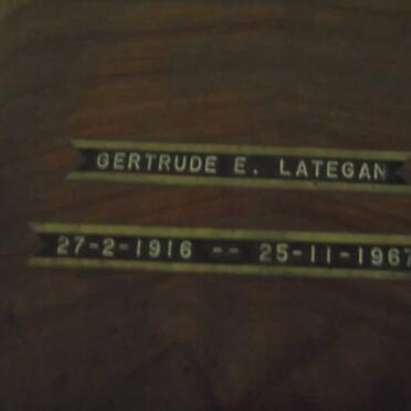 LATEGAN Gertrude E. 1916-1967
