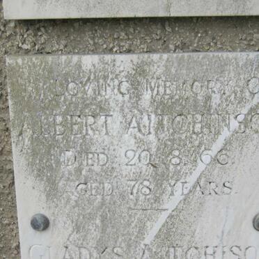 AITCHINSON Albert -1966 &amp; Gladys -1979 