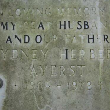 AYERST Sydney Herbert 1908-1972