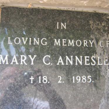ANNESLEY Mary C. -1985