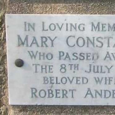 ANDERSON Mary Constantine -1956