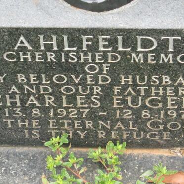 AHLFELDT Charles Eugene 1927-1972