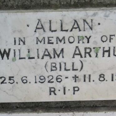 ALLAN William Arthur 1926-1986