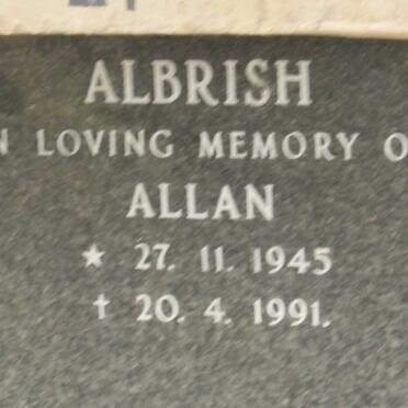 ALBRISH Allan 1945-1991