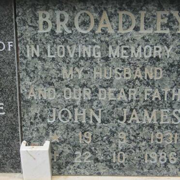 BROADLEY John James 1931-1986