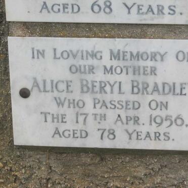 BRADLEY Alice Beryl -1956