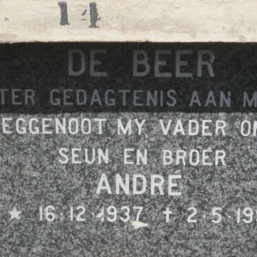 BEER Andre, de 1937-1994