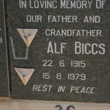 BIGGS Alf 1915-1979