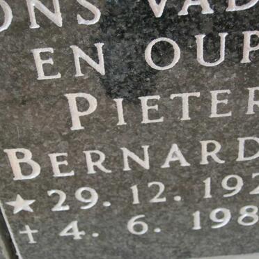 BOTHA Pieter Bernardus 1924-1986 &amp; Gertruida Susanna 1927-2010 