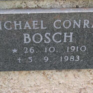 BOSCH Michael  Conrad 1910-1983