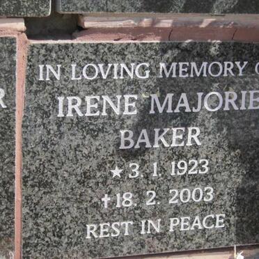 BAKER Irene Majorie 1923-2003