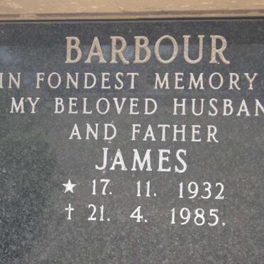 BARBOUR James 1932-1985