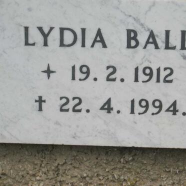 BALL Lydia 1912-1994