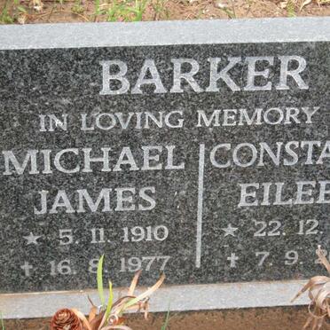 BARKER Michael James 1910-1977 &amp; Constance Eileen 1916-2001