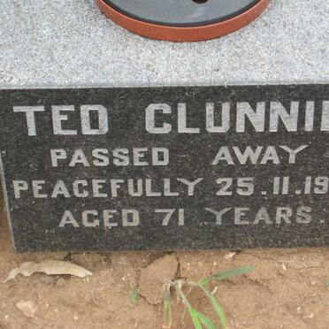 CLUNNIE Ted -1972