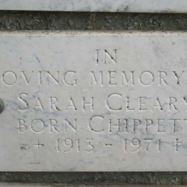CLEARY Sarah nee SCHIPPETT 1913-1971