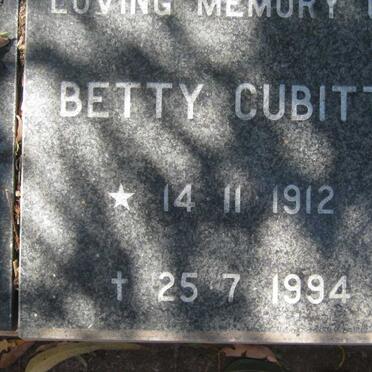 CUBITT Betty 1912-1994