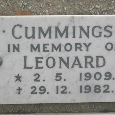 CUMMINGS Leonard 1909-1982