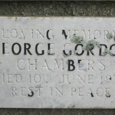 CHAMBERS George Gordon -1971