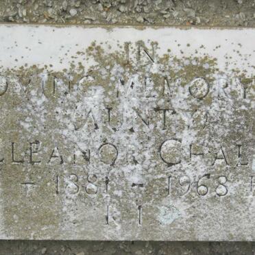 CHALKE Eleanor 1881-1968