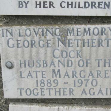 COCK George Netherton 1889-1970