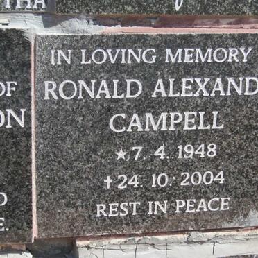 CAMPELL Ronald Alexander 1948-2004