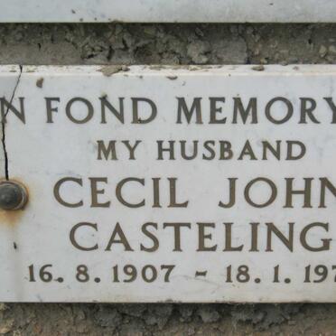 CASTELING Cecil John 1907-1976