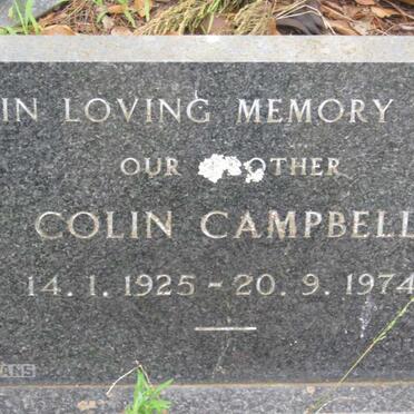 CAMPBELL Colin 1925-1974