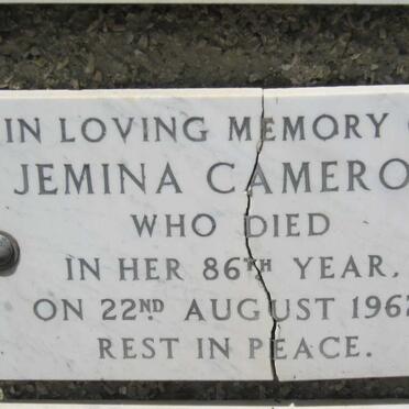CAMERON Jemina -1962
