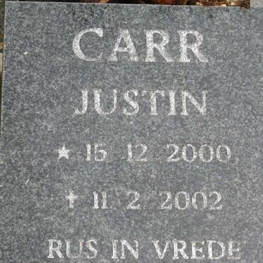 CARR Justin 2000-2002