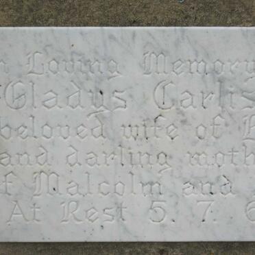 CARLISLE Gladys -1963