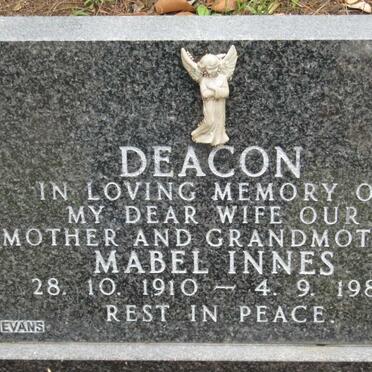 DEACON Mabel Innes 1910-1984