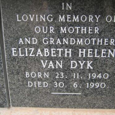DYK Elizabeth Helene, van 1940-1990 