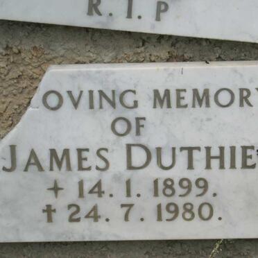 DUTHIE James 1899-1980