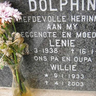 DOLPHIN Willie 1933-2003 &amp; Lenie 1938-1992