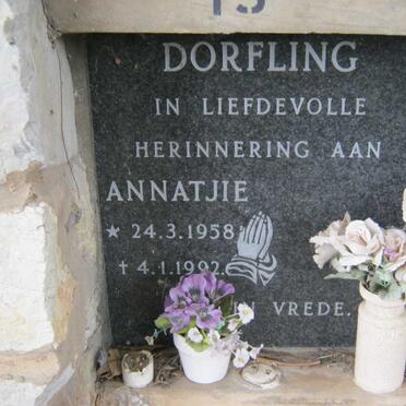 DORFLING Annatjie 1958-1992