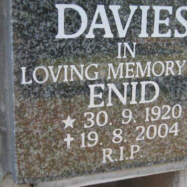 DAVIES Enid 1920-2004